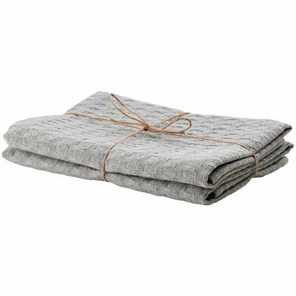 Ladelle Geschirrtuch 2er-Set 70x50 Cm Eco Recycled Grau 4 Ladelle Geschirrtuch 2er-Set 70x50 Cm Eco Recycled Grau – Bild 2