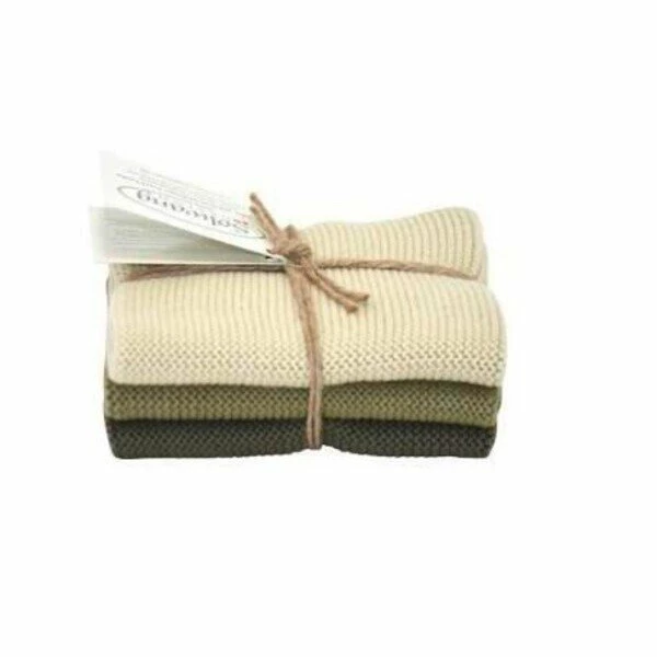 Solwang Wischtücher 3er-Pack Bio Oliv-Kombi 3 Solwang Wischtücher 3er-Pack Bio Oliv-Kombi