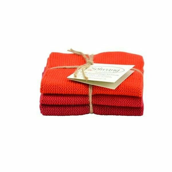 Solwang Wischtücher 3er Set Rot 3 Solwang Wischtücher 3er Set Rot