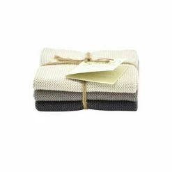 Solwang Wischtücher 3er-Set Warme Grau-Kombi