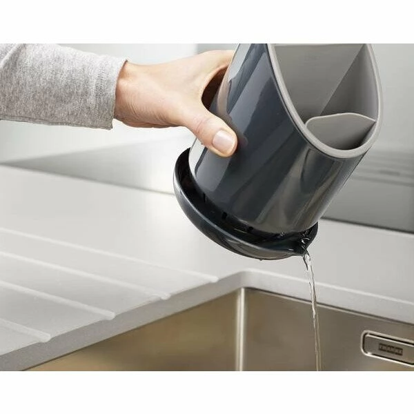 Joseph Joseph Besteck Abtropfbehälter Dock Grau 4 Joseph Joseph Besteck Abtropfbehälter Dock Grau – Bild 2