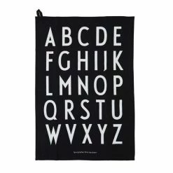 Design Letters Geschirrtuch 100% BW Classic Schwarz