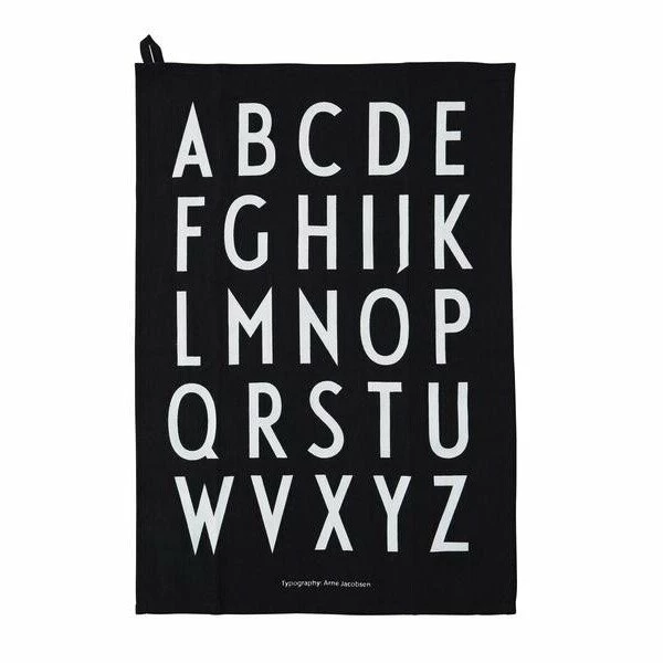 Design Letters Geschirrtuch 100% BW Classic Schwarz 3 Design Letters Geschirrtuch 100% BW Classic Schwarz