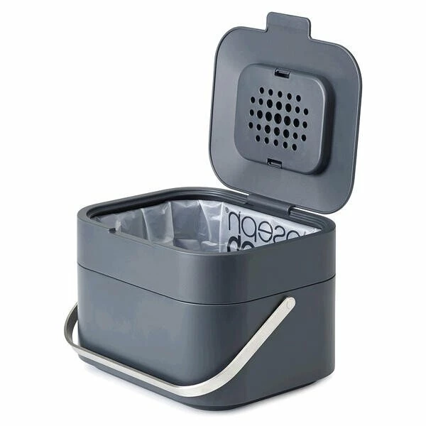 Joseph Joseph Mülleimer 4,0 L Stack Grey 4 Joseph Joseph Mülleimer 4,0 L Stack Grey – Bild 2