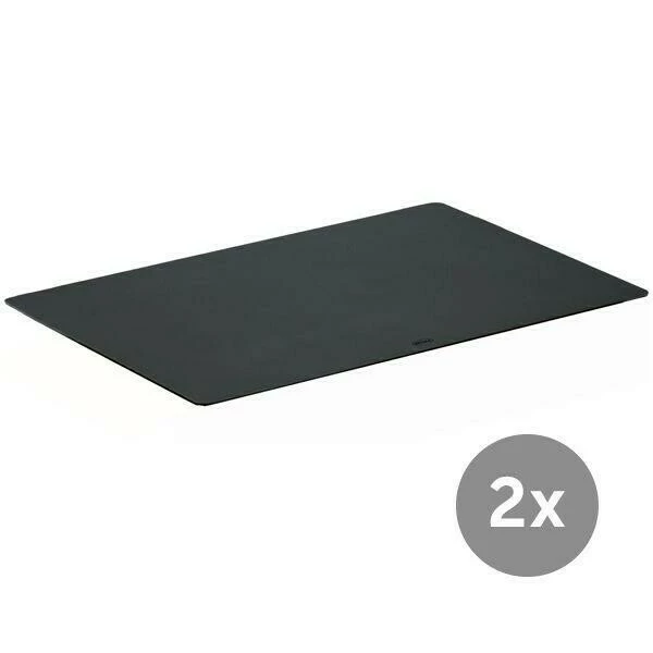 Rösle Schneidauflage 35x25x2cm 2-tlg. Schwarz 3 Rösle Schneidauflage 35x25x2cm 2-tlg. Schwarz