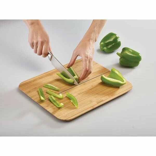 Joseph Joseph Schneidebrett 26x21 Cm Chop2Pot Bambus 4 Joseph Joseph Schneidebrett 26x21 Cm Chop2Pot Bambus – Bild 2