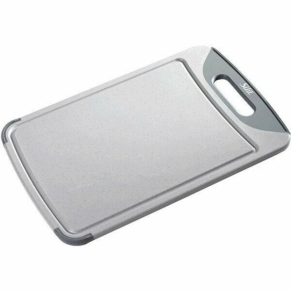 Silit Schneidbrett Kunststoff Grau 38x25cm 3 Silit Schneidbrett Kunststoff Grau 38x25cm