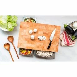 Continenta Schneidebrett Mit 3 Schubladen 50x33 Cm Gummibaum 9 Continenta Schneidebrett Mit 3 Schubladen 50x33 Cm Gummibaum -Andrée Jardin store Schneidebrett 50x32 5x8 5cm mit 3 Edelstahl Schubladen 3 600x600 ID321777 1c62dec9241ec0123f242ec20f071040