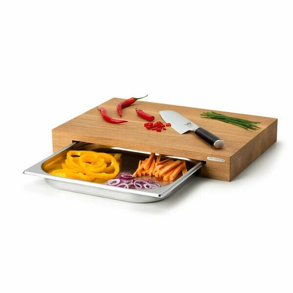 Continenta Schneidebrett 48x33 Cm Eiche 3 Continenta Schneidebrett 48x33 Cm Eiche