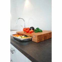 Continenta Schneidebrett 39x27 Cm Stirnholz -Andrée Jardin store Schneidebrett Stirnholz m Edelstahl Schublade 39 x 27 x 6 5 cm 3 600x600 ID322504 cae5f7ab71cf0bb4b19936d3d3ff771f