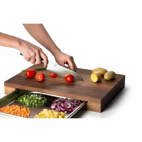 Continenta Schneidebrett 48x33 Cm Walnuss 9 Continenta Schneidebrett 48x33 Cm Walnuss – Bild 7