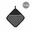 Ladelle Topflappen 2er-Set Prof. Series III Schwarz 2 Ladelle Topflappen 2er-Set Prof. Series III Schwarz -Andrée Jardin store Topflappen Prof Series III schwarz gestreift 1 600x600 ID335748 714756291f8d54b0bafa134f4b9a12c2